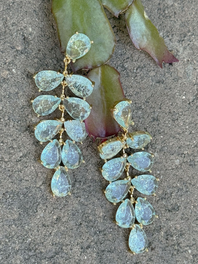 AMBRE Cubic Zirconia Statement Earrings | Get Dressed Collective