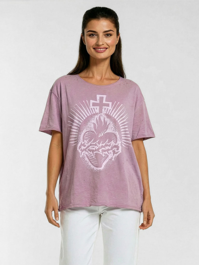 CHERISHED HEART Moon Dance Graphic Tee