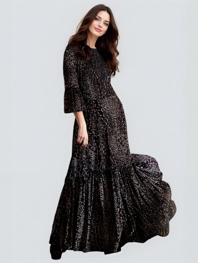 PANTERA Ruffle Maxi Dress