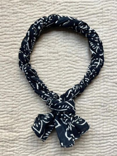 Maison Hotel GOA Scarf Black Sheep Print