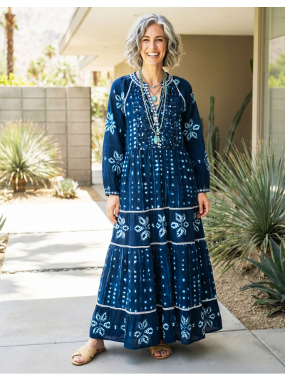 KUMO Shibori Dreams Maxi Dress 