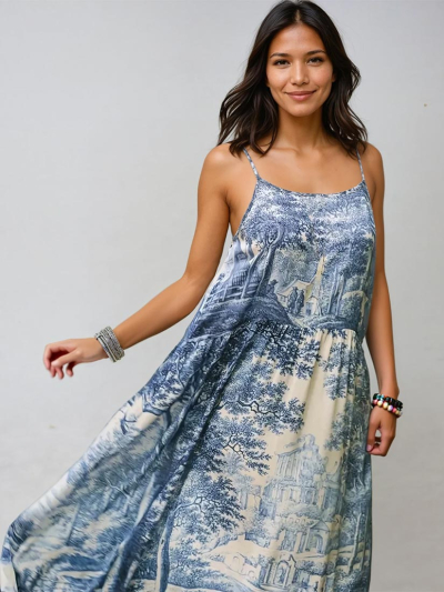 LET THE LIGHT IN Bohéme Slip Dress