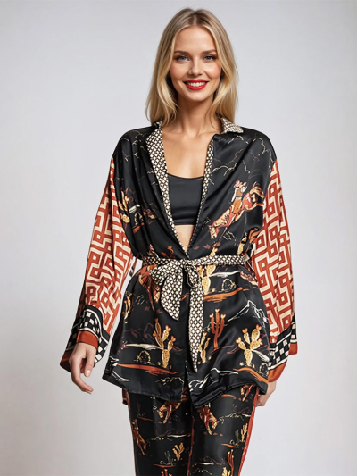LUCIA Rodeo Belted Kimono