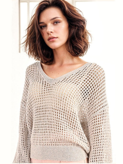 Molly Bracken OPENWORK Sweater