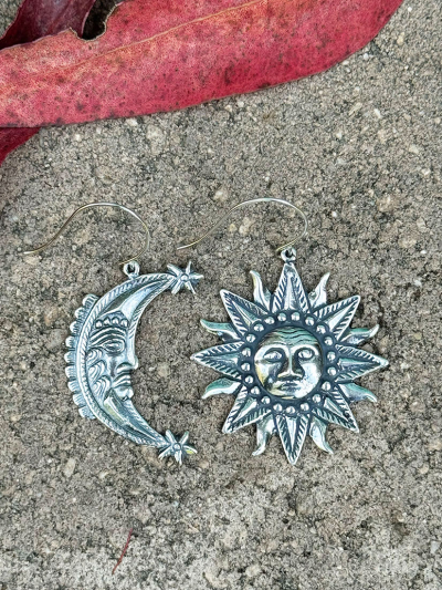 LUNA LUZ Earrings Silver