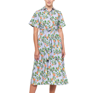 AMELIA Print Midi Shirt Dress|Emily Lovelock|Get Dressed Collective