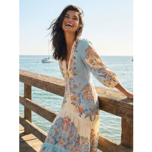 chinese dress ladies Butter Yellow Boho Beauty Lenzing™ Ecovero™ Euroflax™ Maxi Dress main image 0