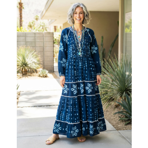 KUMO Shibori Dreams Maxi Dress | Maison Hotel