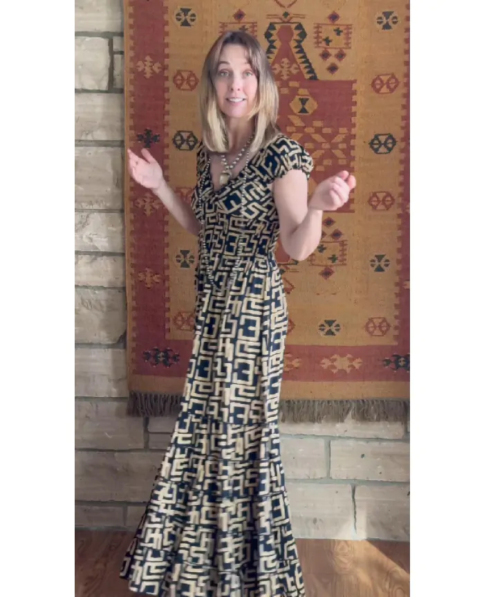 white christmas dresses CLO-LA Cienna Maxi Dress