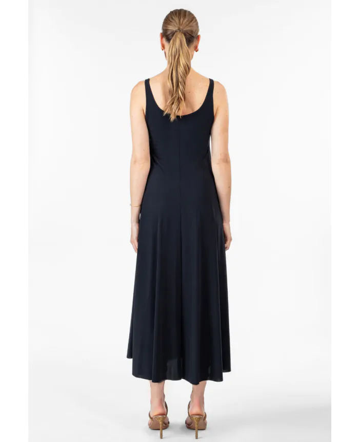 knee length dresses for ladies White Maxi Tank Dress – Nicole Andrews Collection main image 0