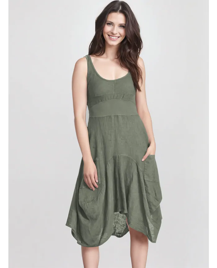 MAGIC 2 Pocket Sleeveless Dress SS25 Pre Order | Inizio