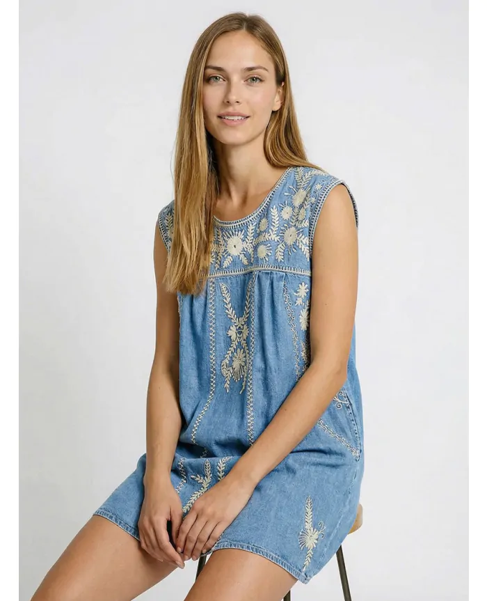 arizona denim dress Arizona Denim Mini Dress Retrofete