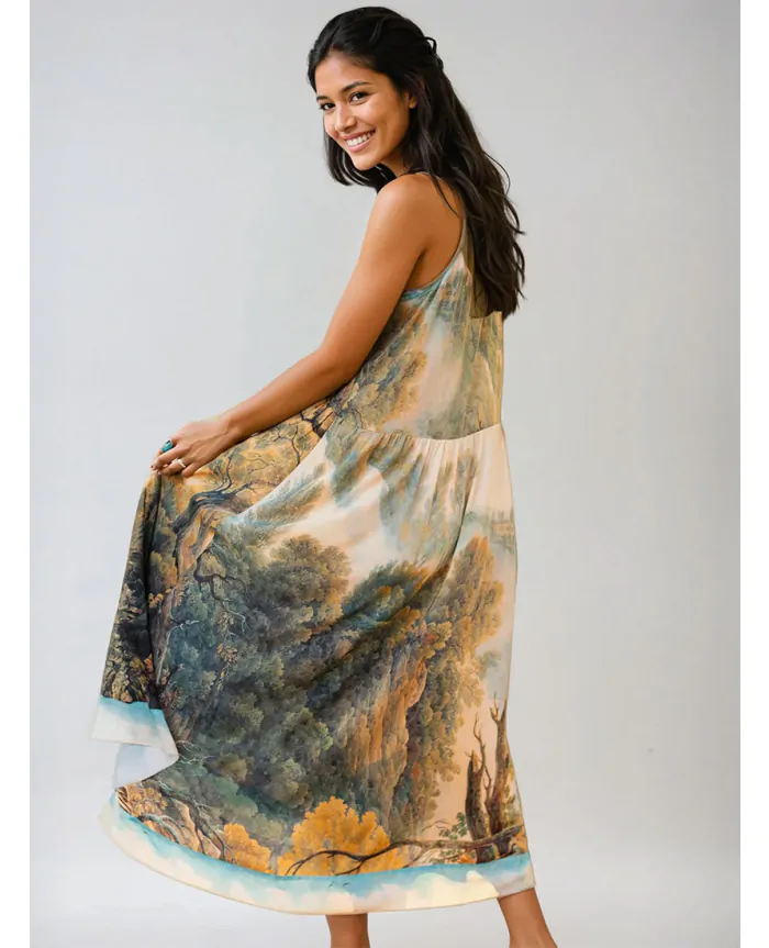 bohemian slip dress Awakening Bohme Slip Dress