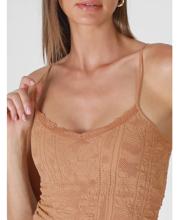DOUBLE LACE Trim Cami | NIKIBIKI