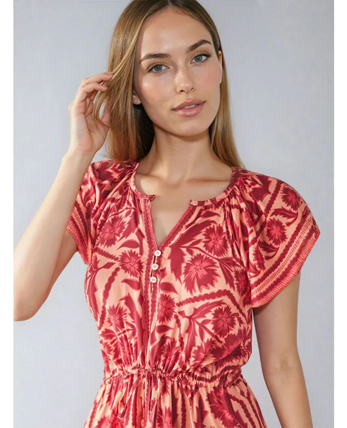 Omika Cora Midi Dress Tessa Goji-L