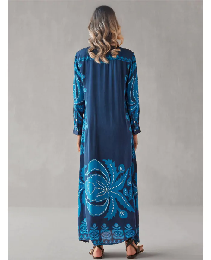 EMMA Maxi Dress Nikita Atlantic | Omika