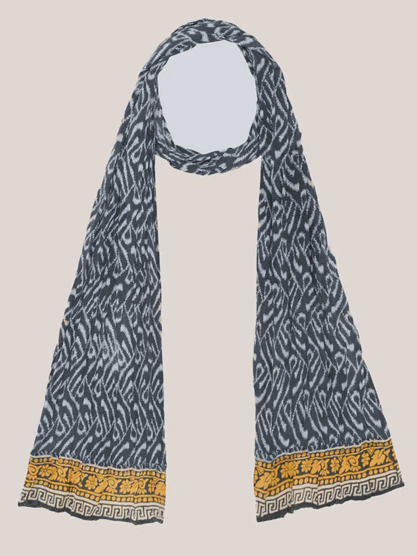 ROSIE Scarf Blue Shibori | Maison Hotel
