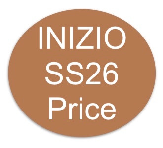 Inizio ss26 pricing