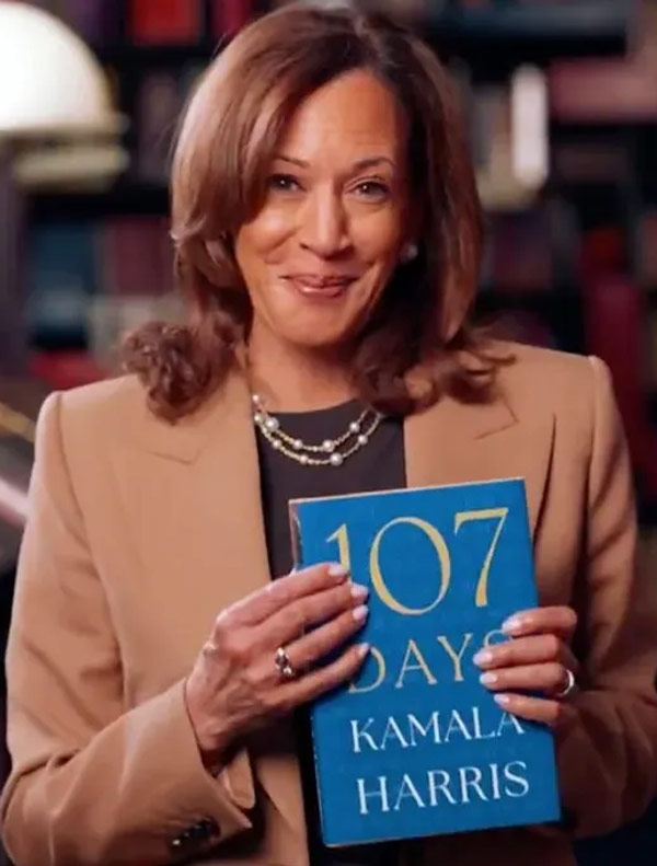 kamala Harris 107 days